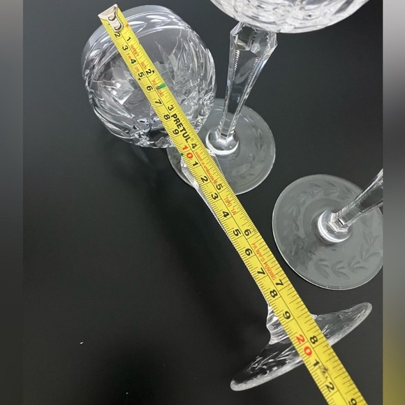 ROGASKA Cut Crystal Balloon Wine Glass Set of 3 (RARE FINDS)!!!!! - Picture 8 of 8